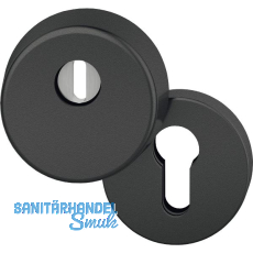 FSB Sicherheits-Zylinderrosette rund mit Kernziehschutz,Aluminium schwarz FSB Sicherheits-Zylinderrosette rund mit Kernziehschutz,Aluminium schwarz