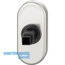 FSB Fenstergriff Adapter-Rosette oval, Aluminium silber eloxiert