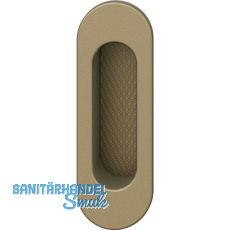 FSB Schiebet�rmuschel 42 4215 oval 35 x 105 mm, Aluminium mittelbronzefarbig