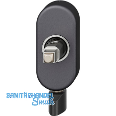 FSB Fenstergriff Adapter-Rosette Selbstverriegelung, Aluminium schwarz matt