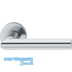 FSB Haust�rhalbgarnitur 70 1076 rechts, runde Rosette, Edelstahl matt