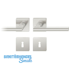 FSB Dr�ckergarnitur 12 1035 ASL auf Rosette eckig BB, Edelstahl matt