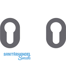 FSB Kleberosette 15 1721 PZ, Aluminium schwarz matt FSB Kleberosette 15 1721 PZ, Aluminium schwarz matt