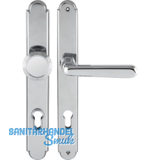 GRUNDMANN Sicherheitswechselgarnitur ALT-WIEN, PZ92, Messing verchromt GRUNDMANN Sicherheitswechselgarnitur ALT-WIEN, PZ92, Messing verchromt