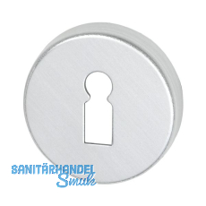 Schl�sselrosette BBU - /L - Form, � 50 mm, H�he 7 mm, silber eloxiert