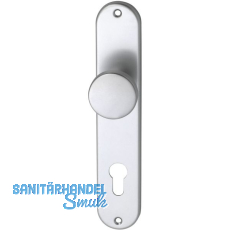 Knopflangschild SCH-Line U-Form PZ 88, silber eloxiert