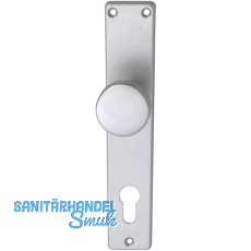 SCH-LINE Knopflangschild EUROPA, PZ 88, Wechsel-Rollstift M 10, silber elox.