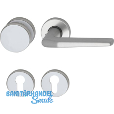 Wechselgarnitur EUROPA - auf Rosette PZ, silber eloxiert