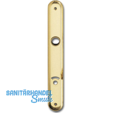 Langschild ELEGANT, WC 90, f�r Not�ffner, Messing poliert