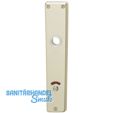 Langschild WG 2000, WC 90, f. Notöffner, Alu neusilber eloxiert Langschild WG 2000, WC 90, f. Notöffner, Alu neusilber eloxiert