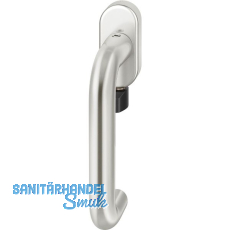 FSB Fenstergriff 34 1070 mit Selbstverriegelung, Aluminium silber eloxiert