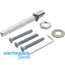 HOPPE Befestigungsset zu Sicherheits-Wechselgarnitur T�rst�rke 112-117 mm