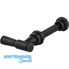 SCH�RGHOFER WC-Sperrgarnitur, Eisen verzinkt geschw�rzt