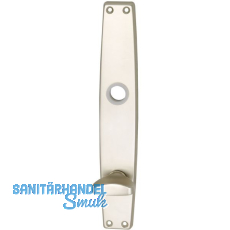 Langschild WG 1000 FAVORIT, WC 90, m. Drehknopf, Alu neusilber eloxiert