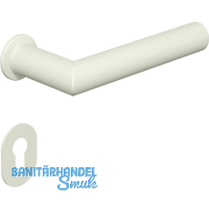 HEWI Drückergarnitur Serie 162 - mit Rundrosetten PZ, weiß matt HEWI Drückergarnitur Serie 162 - mit Rundrosetten PZ, weiß matt