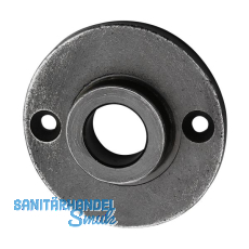 SCH�RGHOFER Dr�ckerrosette 50 mm, Ansatz 15 mm, Eisen verzinkt alt geb�rstet