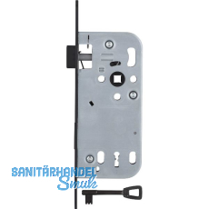 SOLIDO Einstemmschloss 300 BB, DM 50, Nuss 8,5, Stahl schwarz KTL-beschichtet