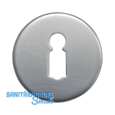 Schl�sselrosette BB WG D70, � 50 mm, mit Universaltr�ger "U", silber eloxiert