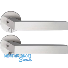 SOLIDO Solo Dr�ckergarnitur MALM� - Flachrosette rund, WC, Not�ffner, Edelstahl