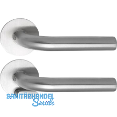 SOLIDO Solo Dr�ckergarnitur DUBLIN - Flachrosette rund, WC, blind, Edelstahl