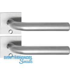 SOLIDO Solo Dr�ckergarnitur DUBLIN - Flachrosette eckig, f�r Schl�ssel,Edelstahl