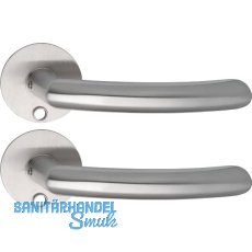 SOLIDO Solo Dr�ckergarnitur HELSINKI - Flachrosette rund,f�r Schl�ssel,Edelstahl