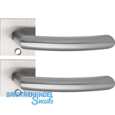 SOLIDO Solo Dr�ckergarnitur HELSINKI -Flachrosette eckig,f�r Schl�ssel,Edelstahl