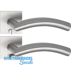 SOLIDO Solo Dr�ckergarnitur OSLO - Flachrosette eckig, WC, Not�ffner, Edelstahl