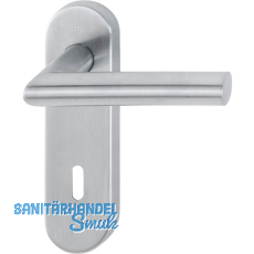 Objekt Dr�ckergarnitur AMSTERDAM auf Kurzschild BB, Edelstahl matt