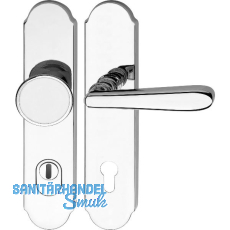 SH-Wechselgarnitur ALT WIEN-mit Kzs., gerade, Edelstahl pol., �NORM B3859