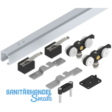 SOLIDO 100 Beschlagset Holz L=2000 mm Flügelbreite 900-1000 mm silber eloxiert SOLIDO 100 Beschlagset Holz L=2000 mm Flügelbreite 900-1000 mm silber eloxiert