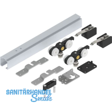 SOLIDO 100 Beschlagset Holz Wandtasche L=2000 mm Fl�gelbreite 900-1000 mm silber