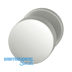 T�rknopf 23 0829 - auf Rosette, � 50 mm fest 55 mm, silber eloxiert