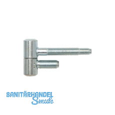 SOLIDO Stahlzargenband 2-tlg. mit Zylinderkopf, 16 mm, Stahl verzinkt