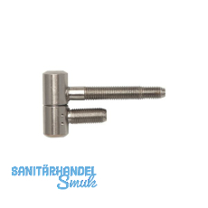 SOLIDO Stahlzargenband 2-tlg. mit Zylinderkopf, 16 mm, Stahl vernickelt