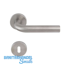 SOLIDO Dr�ckergarnitur DUBLIN - auf Rosette BB, 38 - 45, Edelstahl matt