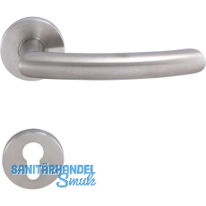 SOLIDO Dr�ckergarnitur HELSINKI - auf Rosette PZ, 38 - 45, Edelstahl matt