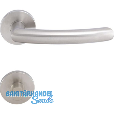 SOLIDO Dr�ckergarnitur HELSINKI - auf Rosette WC, 38 - 45, Edelstahl matt FH