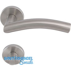 SOLIDO Dr�ckergarnitur OSLO - auf Rosette WC, 38 - 45, Edelstahl matt FH