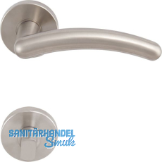 SOLIDO Dr�ckergarnitur GENF - auf Rosette WC, vernickelt matt