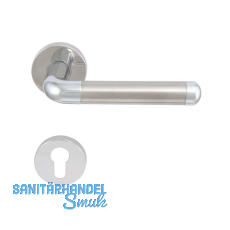 SOLIDO Dr�ckergarnitur MONACO - auf Rosette PZ, verchromt/vernickelt matt