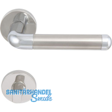 SOLIDO Dr�ckergarnitur MONACO - auf Rosette WC, verchromt/vernickelt matt