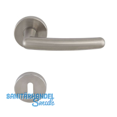 SOLIDO Dr�ckergarnitur PRAG - auf Rosette BB, vernickelt matt