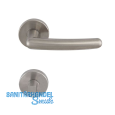 SOLIDO Dr�ckergarnitur PRAG - auf Rosette WC, vernickelt matt