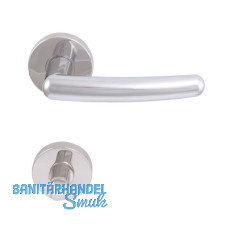 SOLIDO Dr�ckergarnitur PRAG - auf Rosette WC, verchromt