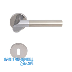 SOLIDO Dr�ckergarnitur SEVILLA - auf Rosette BB, verchromt/vernickelt matt