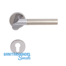 SOLIDO Dr�ckergarnitur SEVILLA - auf Rosette PZ, verchromt/vernickelt matt