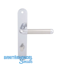 MARCHESI Drückergarnitur MONACO - Schild WC 90, rechts,verchromt/vernickelt matt MARCHESI Drückergarnitur MONACO - Schild WC 90, rechts,verchromt/vernickelt matt