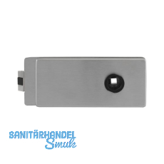 SOLIDO Schloss Studio SQUARE 508-UV-H unversperrbar, Glas 8-10mm, Edelstahl SOLIDO Schloss Studio SQUARE 508-UV-H unversperrbar, Glas 8-10mm, Edelstahl