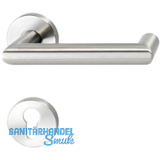 SOLIDO FH-Dr�ckergarnitur SYLT - auf Rosette PZ, 35 - 45, Edelstahl matt